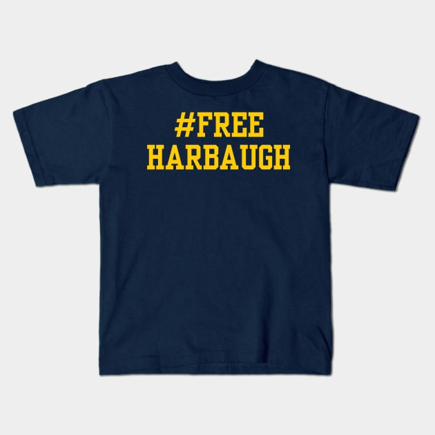 Free Harbaugh Kids T-Shirt by Pittsburgh FFH Shop